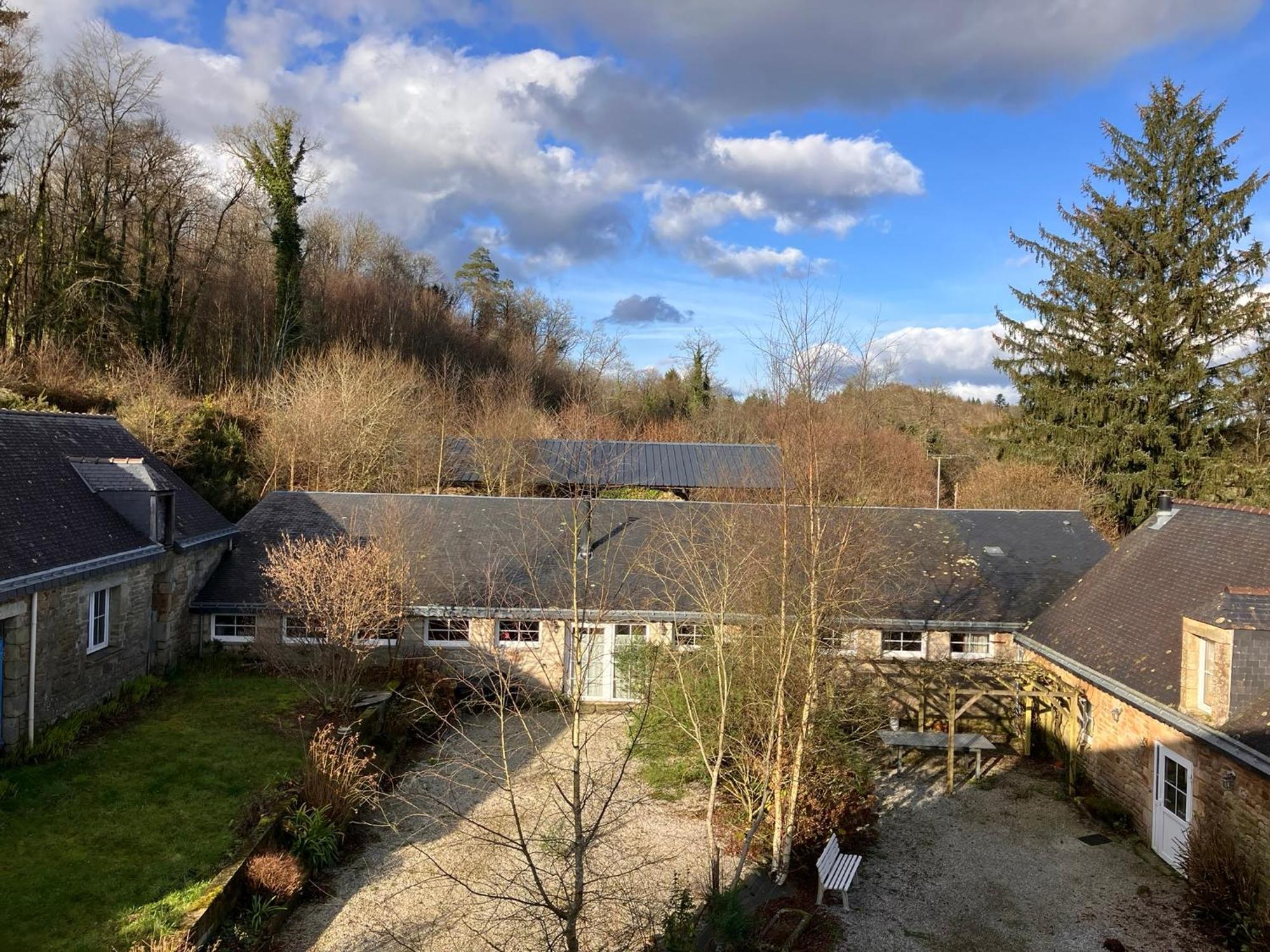 Bed and Breakfast Le Gite De L'Araucaria Ploërdut Zewnętrze zdjęcie